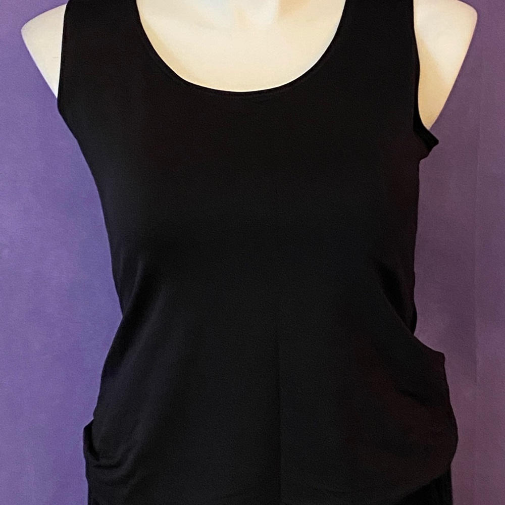 PETITE XL CHARTER CLUB STRETCH SCOOP NECK TANK TOP